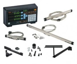 Mitutoyo 64PKA065C Milling Package with digital readout, 3-axis travels, 12 x 30 x 6"