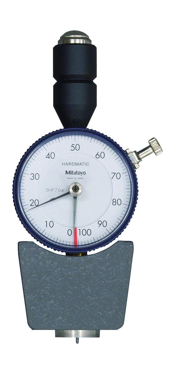Mitutoyo 811-335-11 Hardmatic HH-300 Series 811 Dial Durometer for Rubber and Plastics, Shore A, DIN 53 505