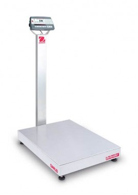 Ohaus D52P250RTV3 Defender 5000 Column-Mount Standard Bench Scale, 500 lbs, 31 x 23" platform