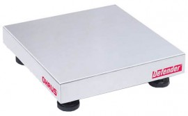 Ohaus D5WQS Defender 5000 Stainless-Steel Scale Base, 10 lbs, 10 x 10"