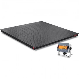 OHAUS i-DF33XW2500B1R DEFENDER™ 3000 Floor Scale with SS indicator, 2,500 lbs (1,250 kg), 3' X 3'