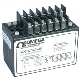 Omega DMD-465WB Wide-Band Strain Gauge Amplifier, Gain 40 to 250, 2 kHz Response, Bridge and Load Cell Input
