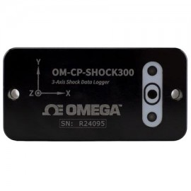 Omega OM-CP-SHOCK300 tri-axial shock data logger, 3 channels