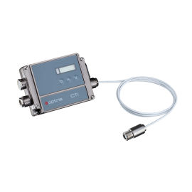 Optris CTi 2M Series IR Pyrometer with standard focus lens, 0 to 1.6 µm, 914 to 3632°F, 75:1, 9.8' cable