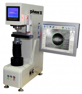 Phase II 900-359 Automatic Brinell Hardness Tester with CCD Camera and Touch Screen, 3.18 to 658 HBW