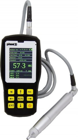 Phase II PHT-6011 UCI Portable Hardness Tester with Long 1 kgf Probe