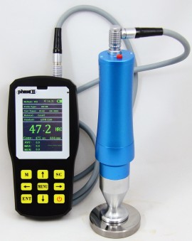 Phase II PHT-6030 UCI Portable Hardness Tester with .30kg Motorized Probe
