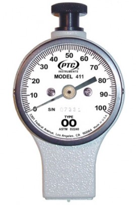 PTC Instruments 411 Durometer Shore OO Scale, 0 to 100 points