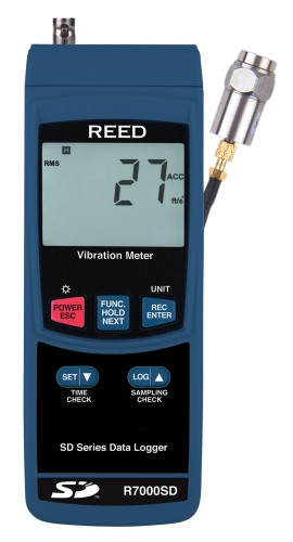 REED R7000SD data logging vibration meter