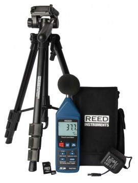 REED R8070SD-KIT2 data logging sound meter with tripod, SD card and power adapter