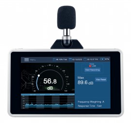REED R8075 sound level meter, desktop/wall mount, 30 to 130 dB