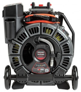 RIDGID SeeSnake rM200A Camera Reel with TruSense, 200', 1½ to 8"
