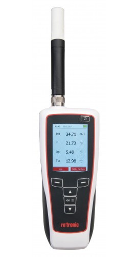 Rotronic HP32-SET HygroPalm Digital Psychrometer Kit with Standard Probe, Extension Cable and Calibration Device