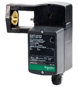 Schneider Electric MS51-7103-150 SmartX Spring Return Proportional Damper Actuator, 24 V, 0 to 10 V DC, 105 lbf