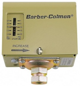 Schneider Electric PC-110 Pneumatic-Electric Pressure Switch, SPDT, Adjustable Differential, Surface or Track Mount