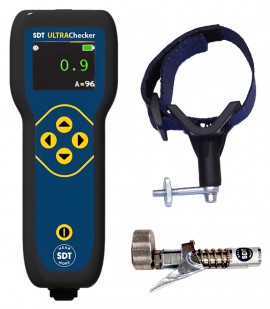 SDT ULTRAChecker ultrasound detection kit (FS.ULC.001-01-KIT) with lube adapter and mounting cradle, -6 to 99.9 dBμV