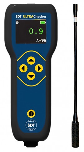 SDT ULTRAChecker ultrasound detection kit (FS.ULC.001-01-KIT2) with flexible airborne sensor, -6 to 99.9 dBμV