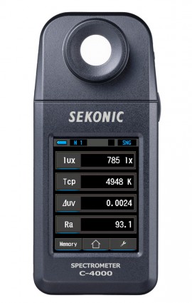 Sekonic C-4000 Spectrometer, 1600 to 40,000 K, 5 to 10,000 lux
