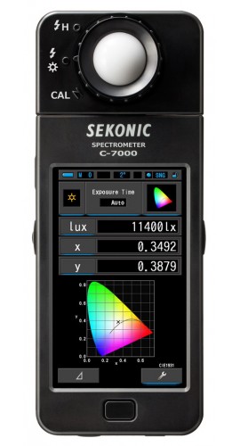 Sekonic C-7000 Spectrometer, 1563 to 100,000 K, 1 to 200,000 lux
