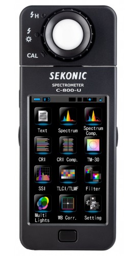 Sekonic C-800 Spectrometer, 1600 to 40,000 K, 1 to 200,000 lx