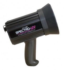 Spectro-UV CLA-100 dual beam LED inspection lamp, 365 nm, 100 to 120 V