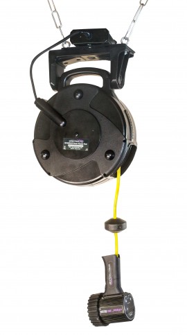 Spectro-UV UV-365HCR uVision 365 LED 365 nm UV-A blacklight lamp kit with UV-A pass filters and cord reel, 6000 µW/cm², 6.4"