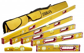 Stabila 78296 Type 196 complete spirit level kit, 16/24/32/48/78"