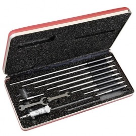 Starrett 124BZ Solid-Rod Inside Micrometer Set, 2 to 12 in, Imperial