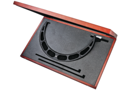 Starrett 436.1MXRLZ-575 Outside Micrometer, 550 to 575 mm, ±0.008 mm