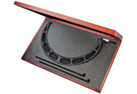 Starrett 436.1MXRLZ-600 Outside Micrometer, 575 to 600 mm, ±0.008 mm