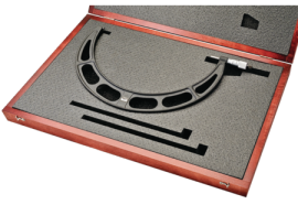 Starrett 436.1XRLZ-13 Outside Micrometer, Ratchet, 12 to 13 in