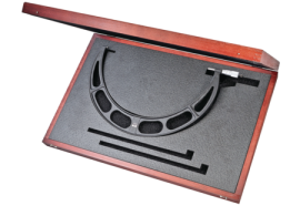 Starrett 436.1XRLZ-17 Outside Micrometer, Ratchet, 16 to 17 in