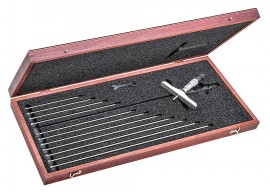 Starrett 445BZ-12RL Depth Micrometer, 0 to 12 in, 12 Rods