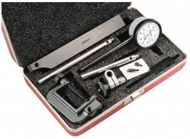 Starrett 650A5Z Back Plunger Dial Indicator, 0.2 in Range, 0 to 50 to 0 Reading