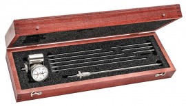 Starrett 696Z Crankshaft Distortion Dial Strain Gauge with balancing attachment, 2.375 to 18" range, 0 to 20 to 0 dial
