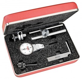 Starrett 811-5CZ Dial Test Indicator with swivel head, 0.03", 0 to 15 to 0 dial