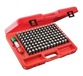 Starrett S4006-625 Precision Steel Pin Gage Set, .501 to .625" (+)