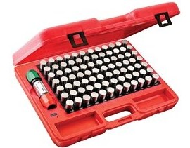 Starrett S4013-916 Precision Steel Pin Gage Set, .833 to .916" (-)