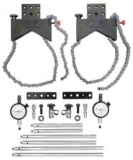 Starrett S668DZ Shaft Alignment Clamp Set, 5 to 9 in