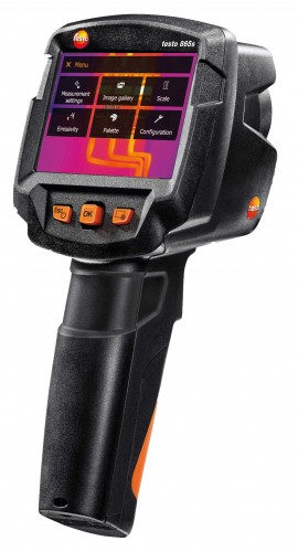 Testo 865s thermal imager, 160 x 120 pixels (320 x 240 SuperResolution), 100 mK