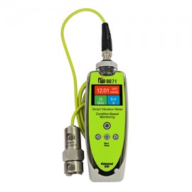 TPI 9071 Smart Vibration Analyzer with BNC cable accelerometer and magnet, 2 Hz to 10 kHz