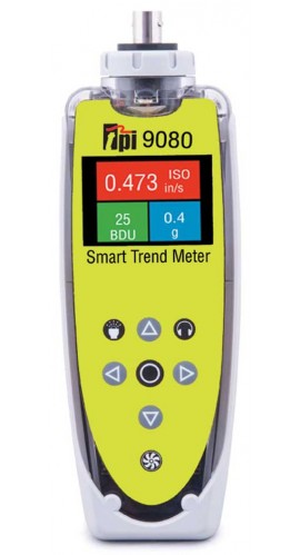 TPI 9080 Vibration Analyzer, 2 Hz to 1 kHz (ISO), 1 to 10 kHz (BDU)