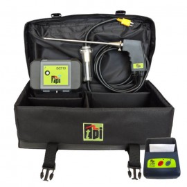TPI DC710C3 Combustion Analyzer Kit with A740BT Bluetooth Printer