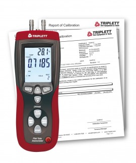 Triplett DPR400-NIST Pitot Tube Anemometer, 32 to 122°F, with Traceable Calibration Certificate