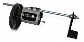 Trumeter 2401-11MCC 1-Wheel Mechanical Length Measuring Unit, Meters/Centimeters, Top-Coming