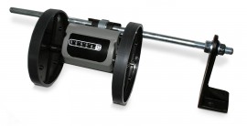 Trumeter 2701-53MFYC Twin-Wheel Mechanical Length Measuring Unit, Yards, Top-Coming