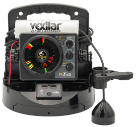 Vexilar PPEL28PV FLX-28 Pro Pack Elite with LI, ProView Ice-Ducer, and Vexilar Lithium Battery