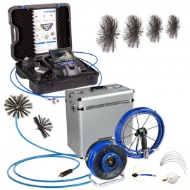 Wöhler 8834 commercial duct cleaning set with VIS 350 inspection camera