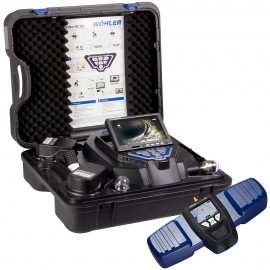 Wöhler VIS 350 PLUS inspection camera with 1" and 1.5" camera heads and locator
