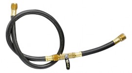 Yellow Jacket 19799 BCB-1200 100 ft Heavy Duty Hose, 3/8 in straight x 3/8 in 45°, PLUS II, 3/8 in